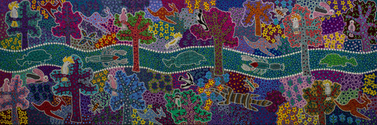 Springtime on the Murrumbidgee 1 - Art Print on Canvas