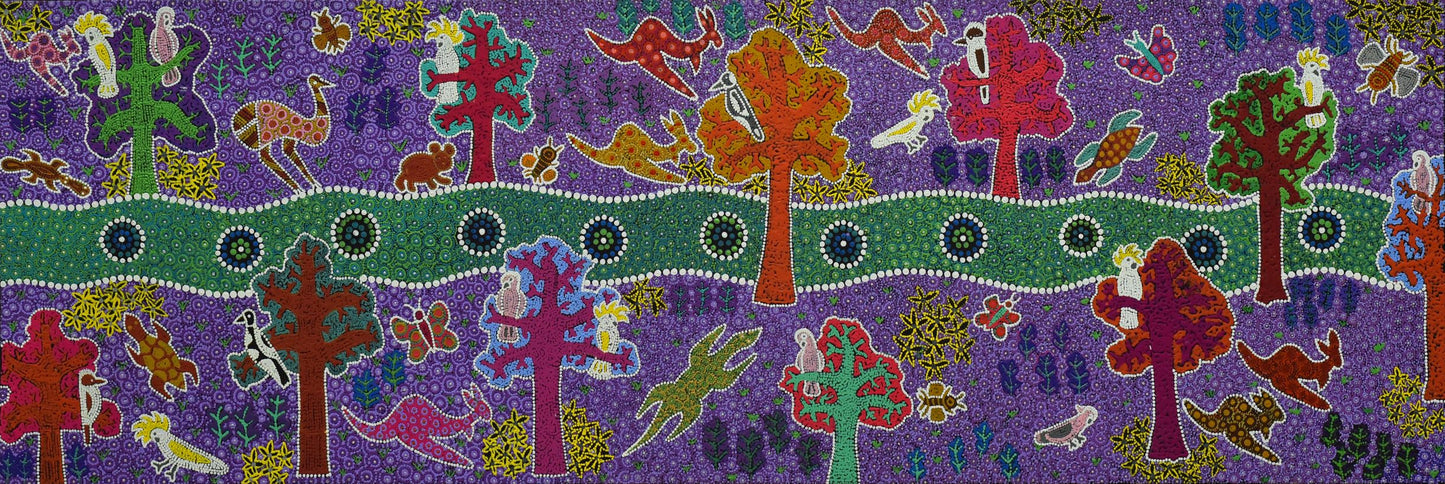 Springtime on the Murrumbidgee 2 - Art Print on Canvas