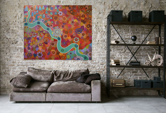 Wagga Wagga - Art Print on Canvas