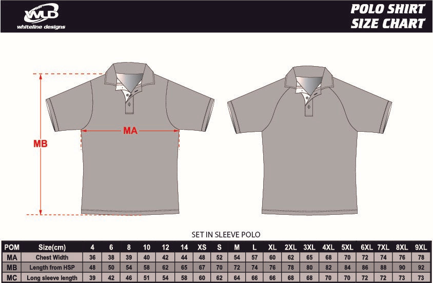 Polo Shirts - Adult Size